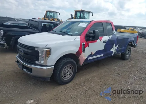 2019 Ford F-250 Xl из США, поврежденный, VIN 1FT7X2AT1KEG02880